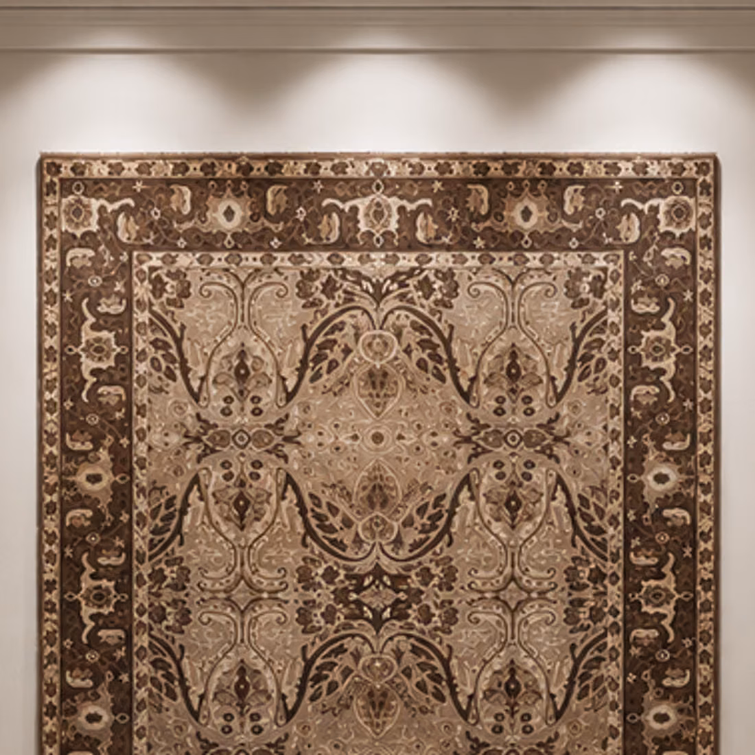 Marrakesh Trellis Wool Rug, full piece