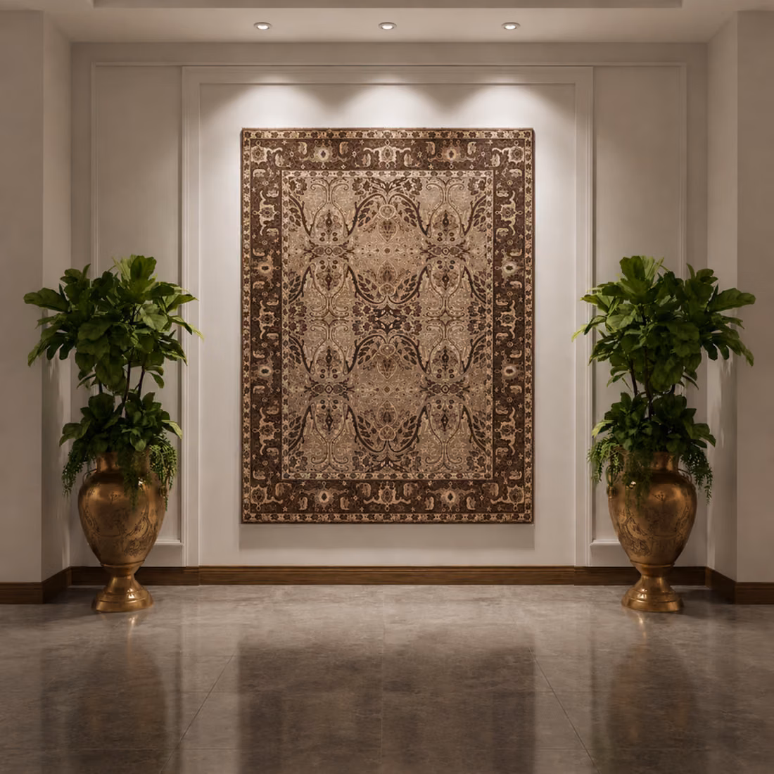 Agra Vintage Overdye Carpet, full piece